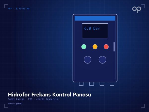 hpf serisi hidrofor pompa frekans kontrol panosu
